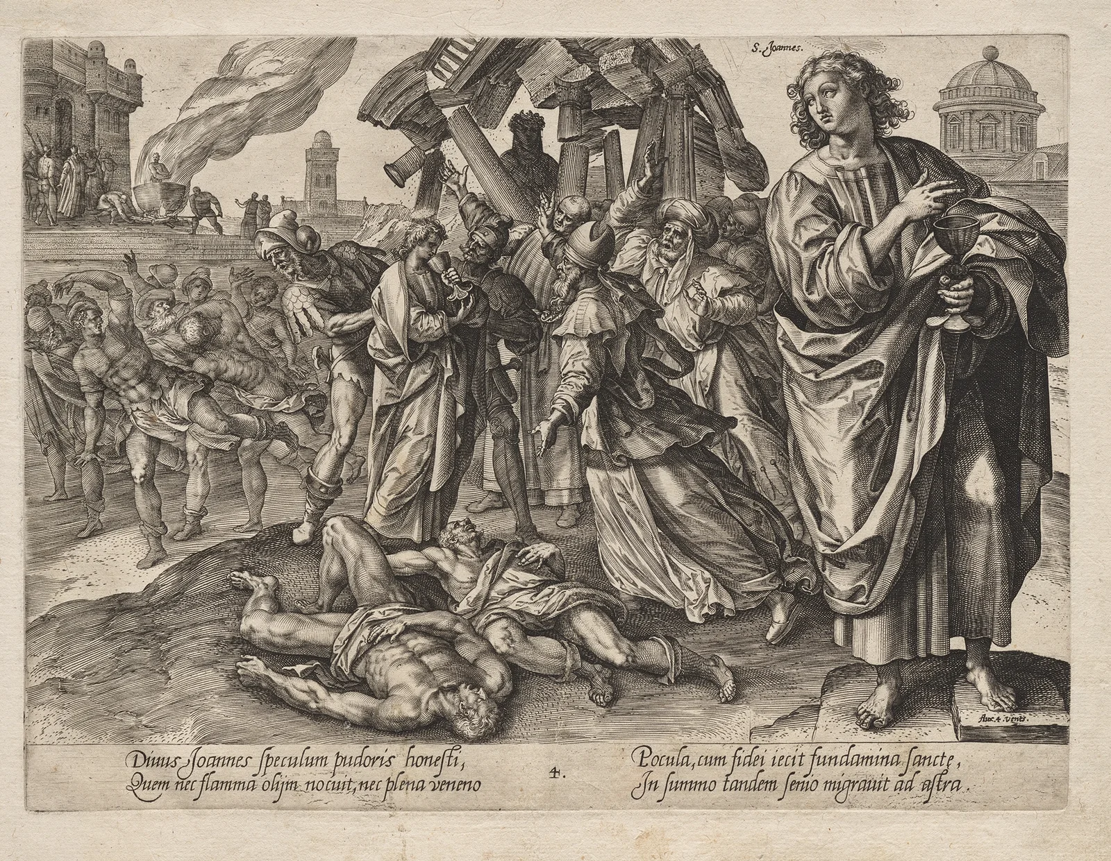St. John av Hendrick Goltzius