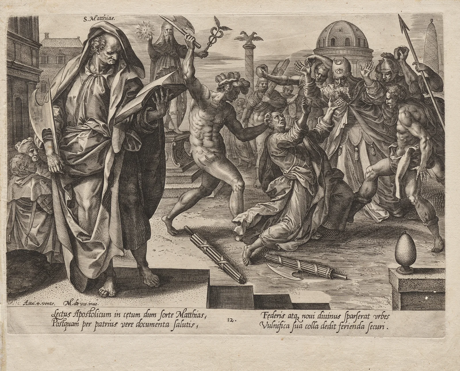 St. Matthias av Hendrick Goltzius