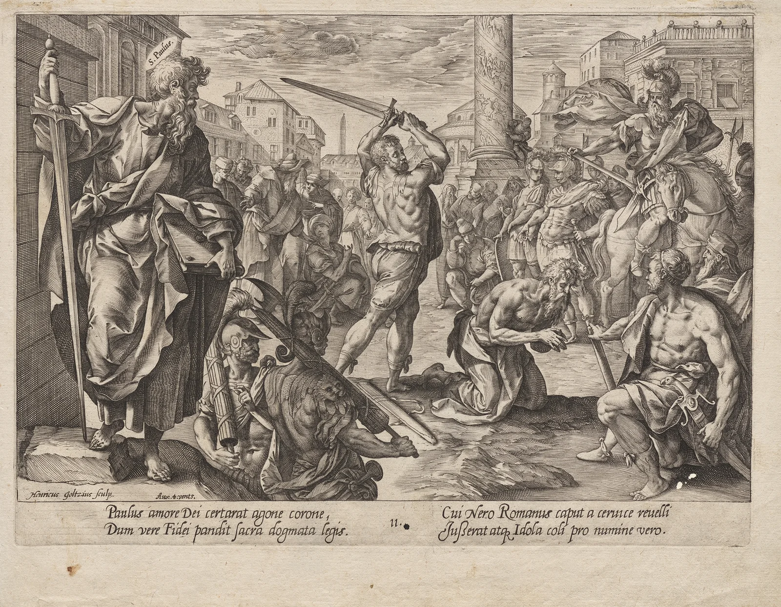 St. Paul av Hendrick Goltzius