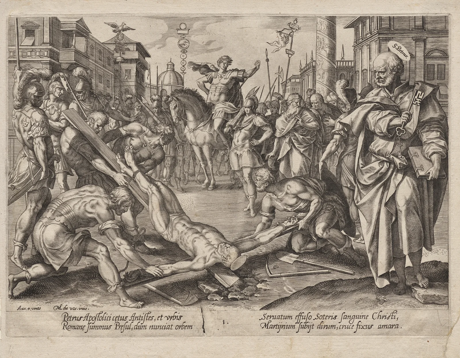 St. Peter av Hendrick Goltzius