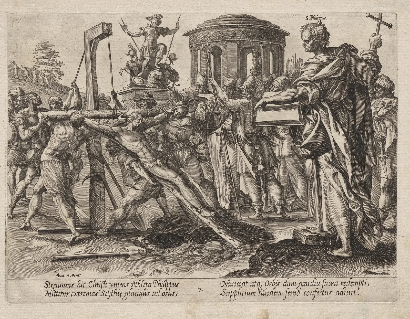 St. Philippus av Hendrick Goltzius
