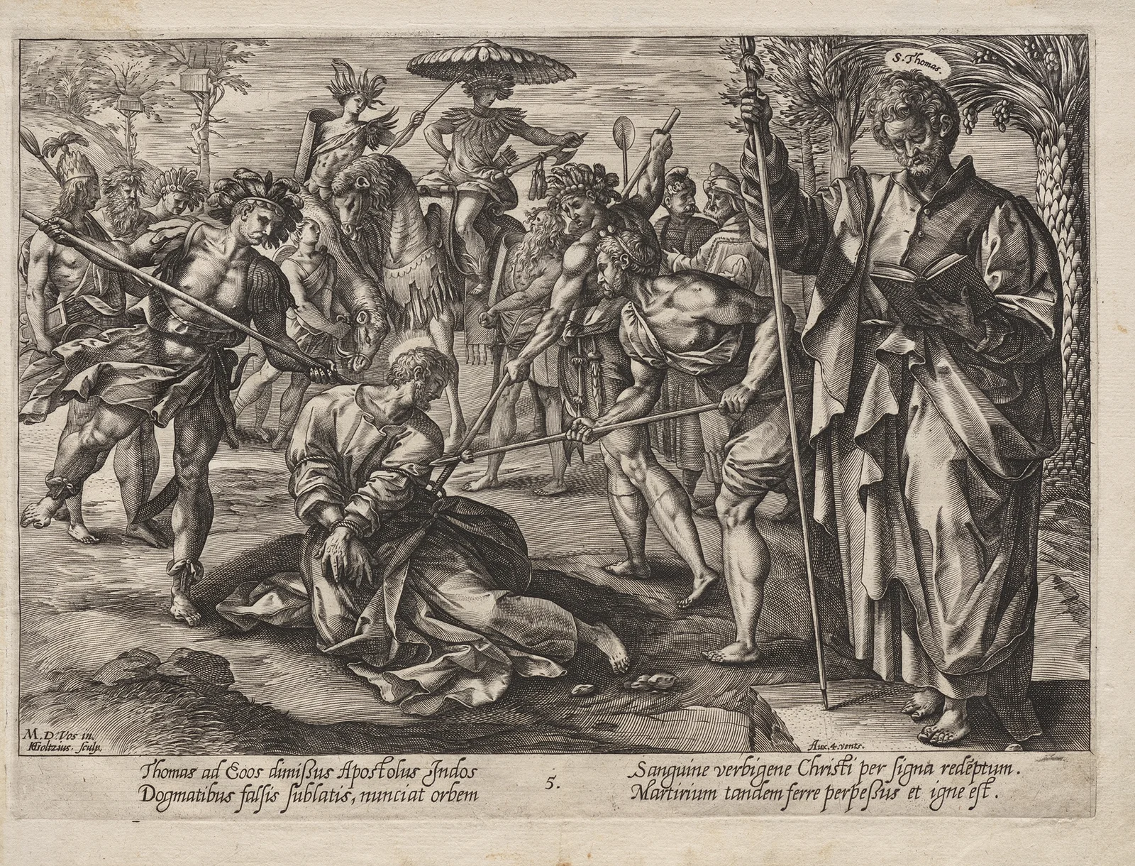 St. Thomas av Hendrick Goltzius