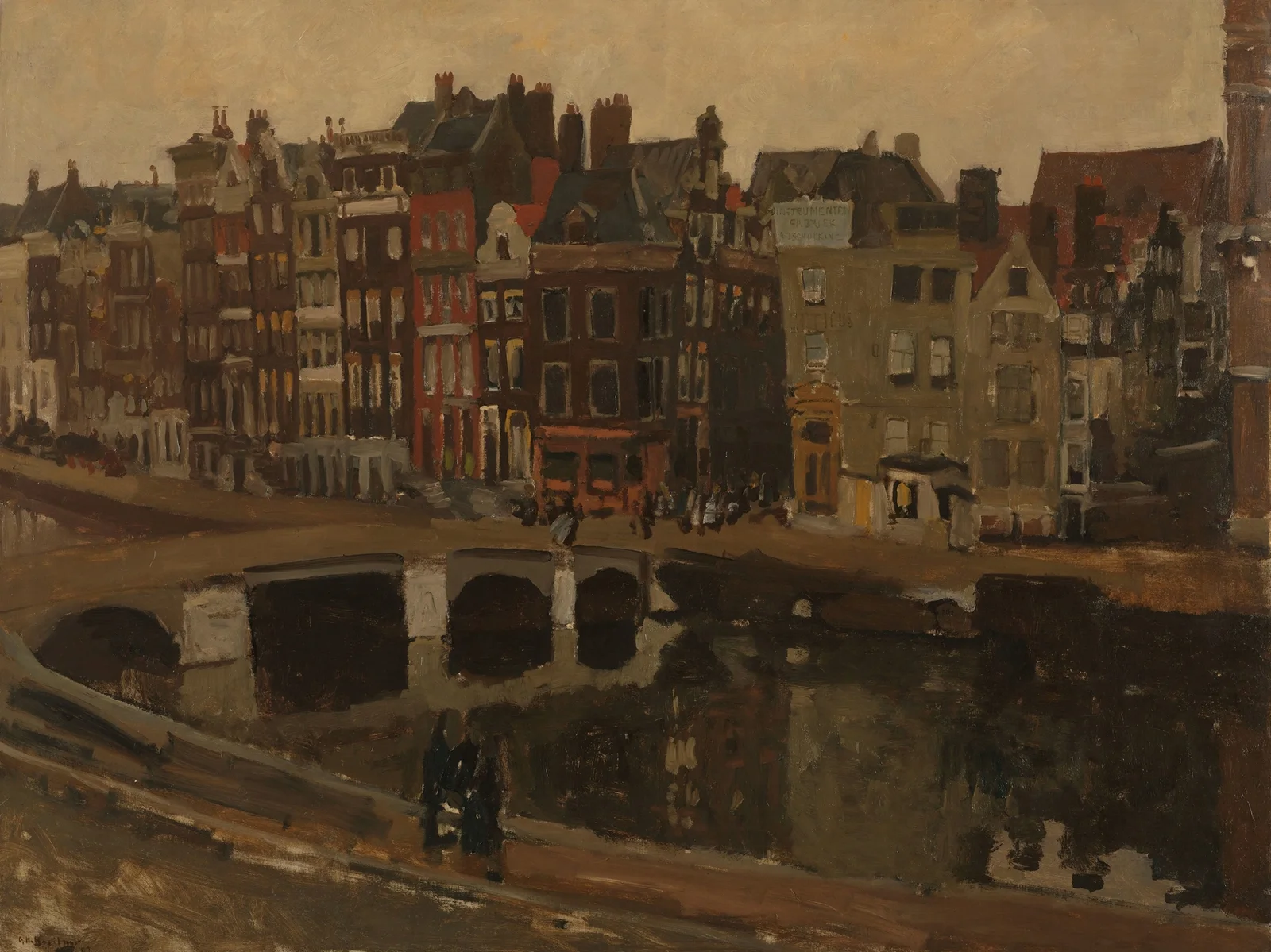The Rokin, Amsterdam av George Hendrik Breitner