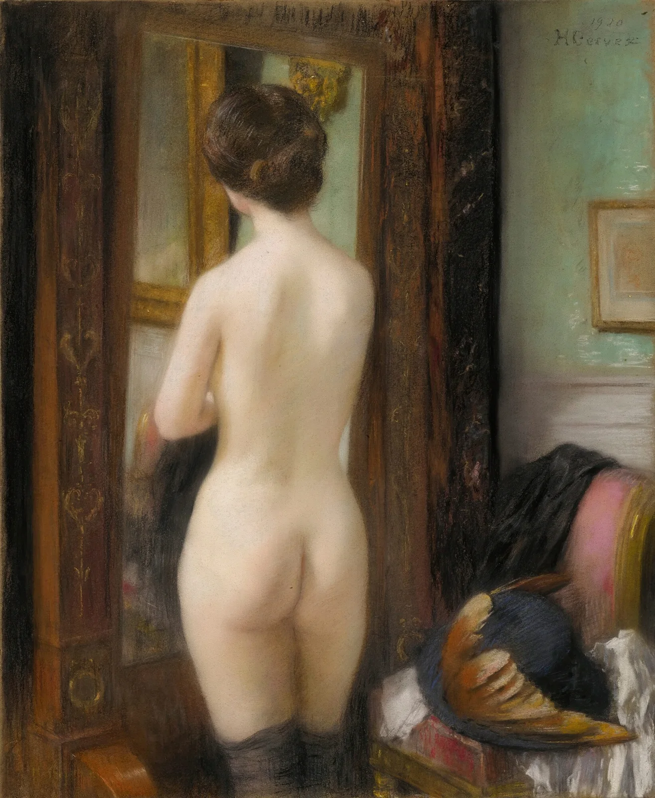 Nu à la psyche av Henri Gervex