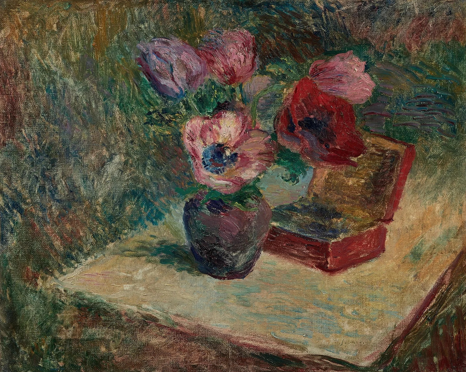 Bouquet d’anémones av Henri Lebasque