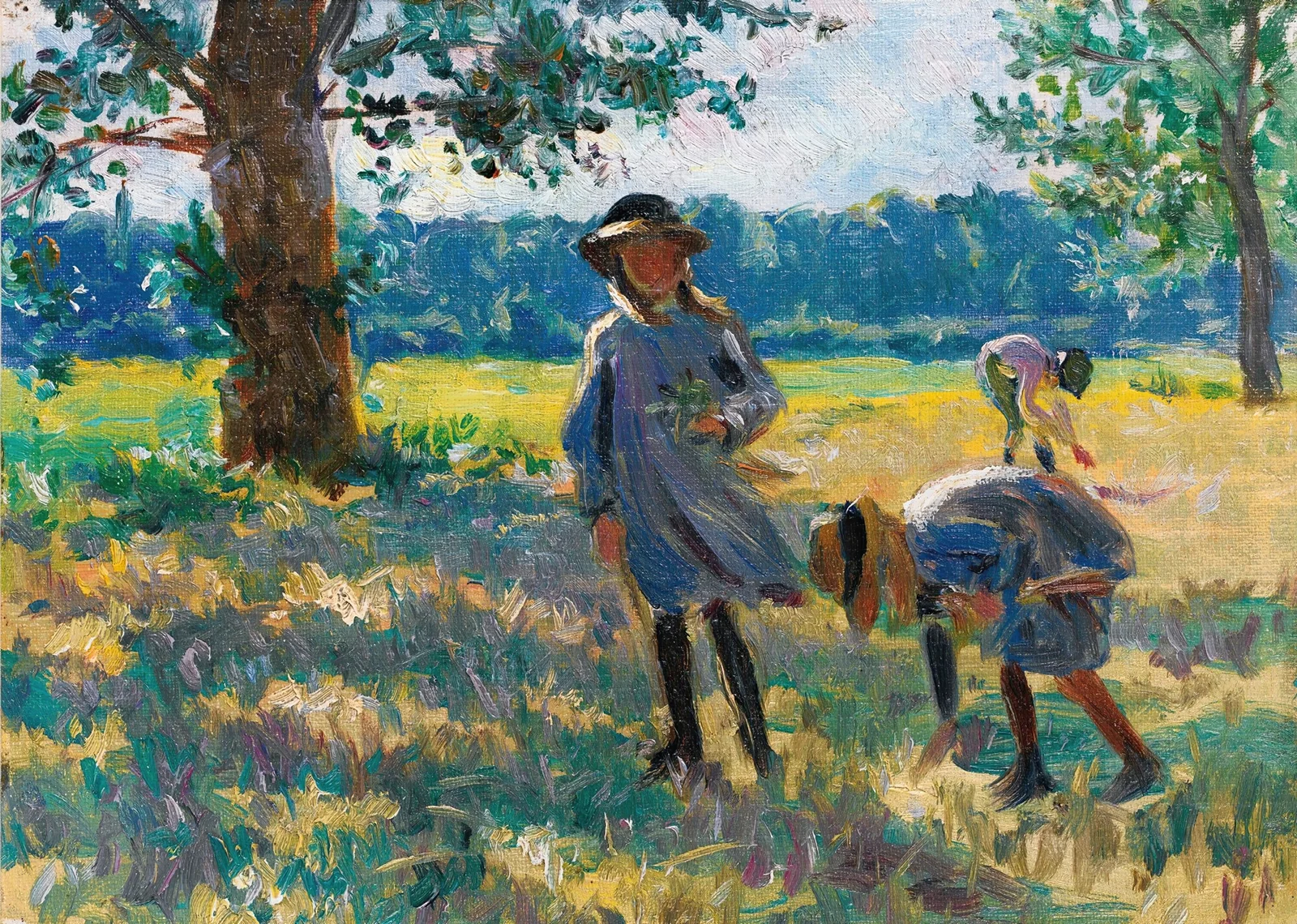 La Cueillette Des Fleurs av Henri Lebasque