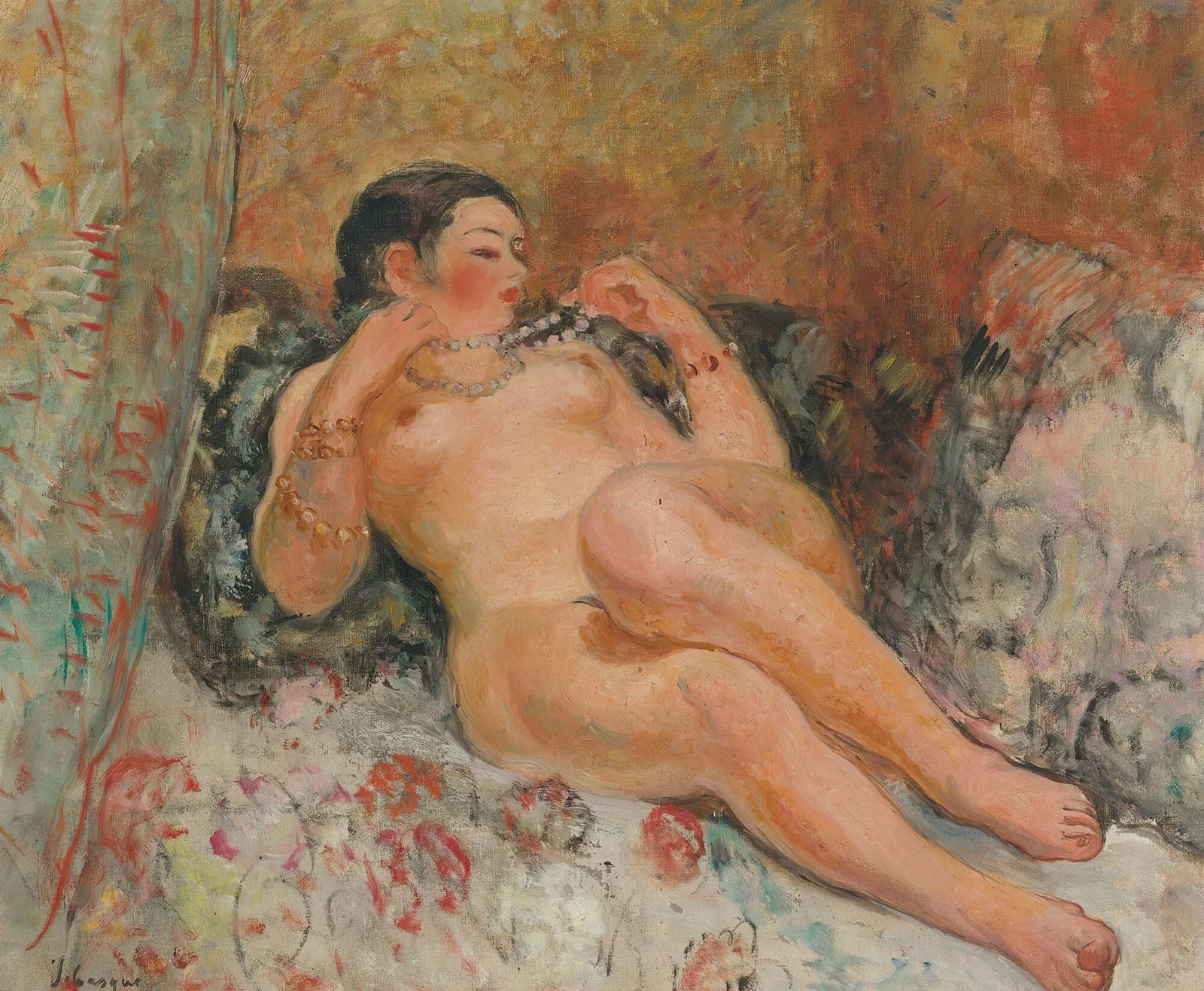 Nu Allongée av Henri Lebasque