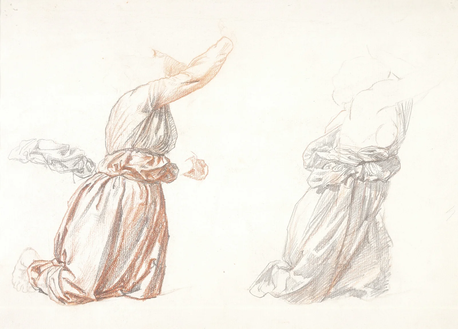 Etude de Draperie av Henri Lehmann