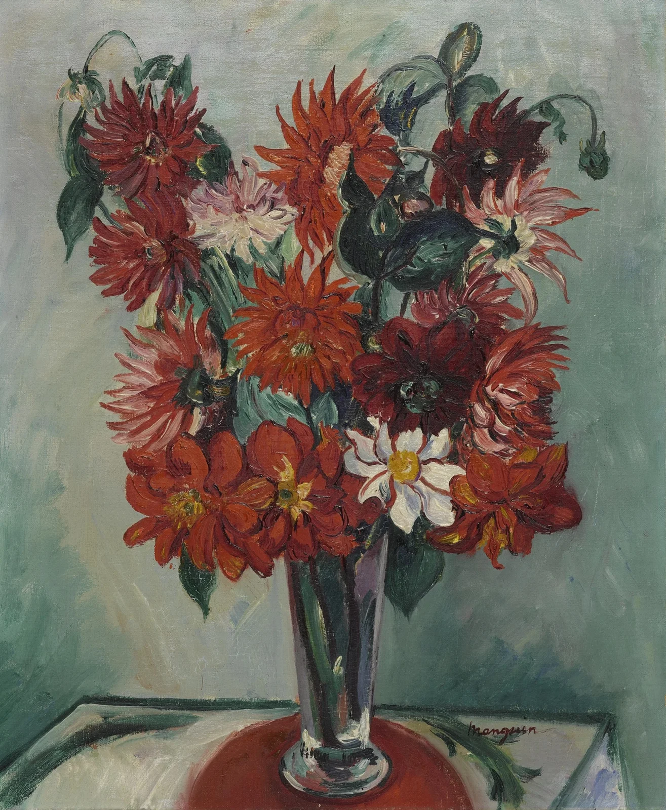 Dahlias av Henri Manguin