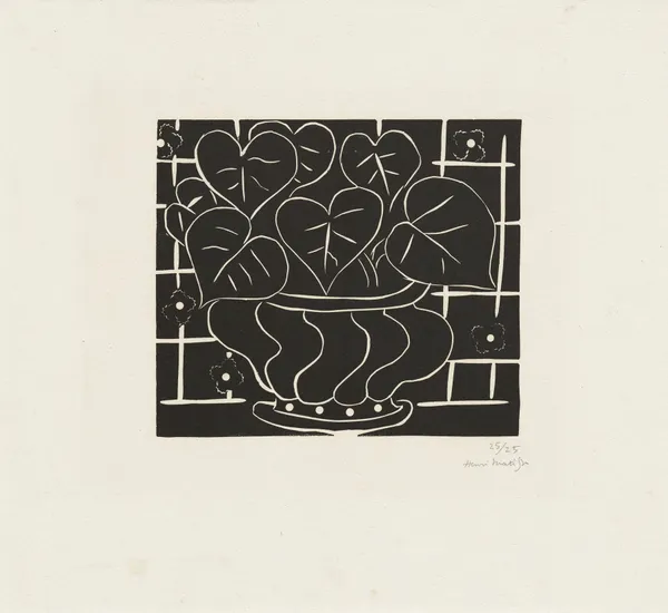 Corbeille de béganias I av Henri Matisse