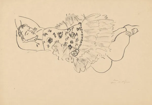 Danseuse endormie av Henri Matisse