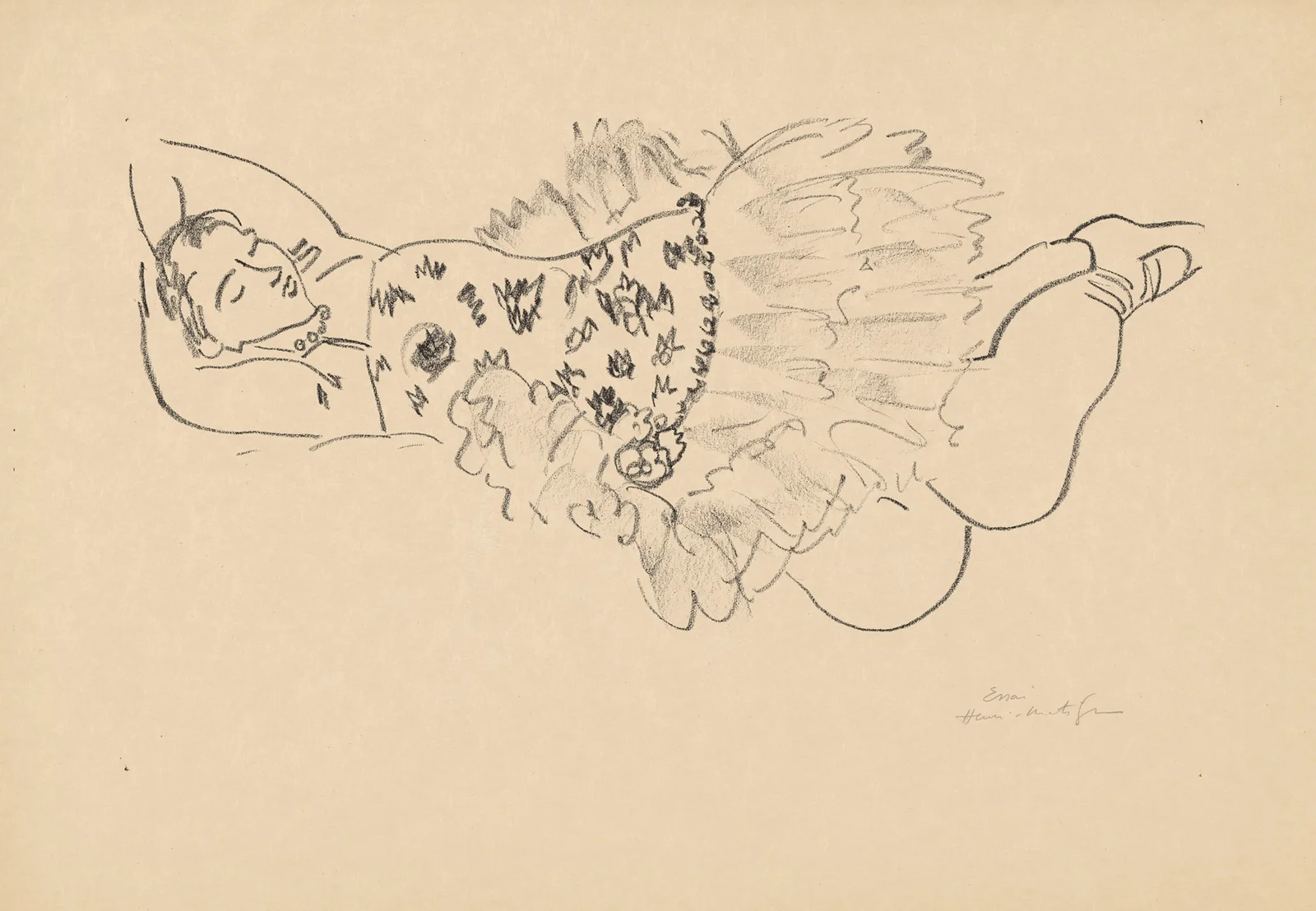 Danseuse endormie av Henri Matisse