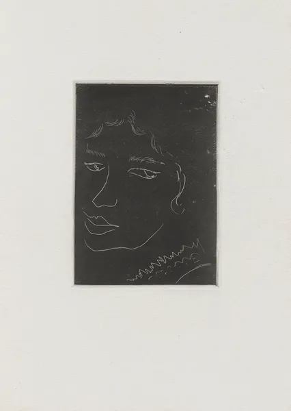 Emma de trois-quarts II av Henri Matisse
