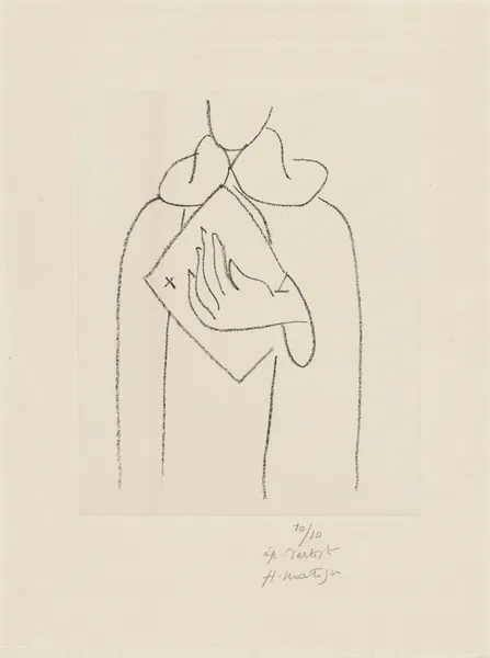Etudes pour St Dominique – pour la Chapelle de Vence av Henri Matisse
