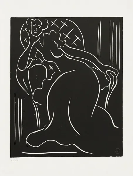 Femme au fauteuil av Henri Matisse