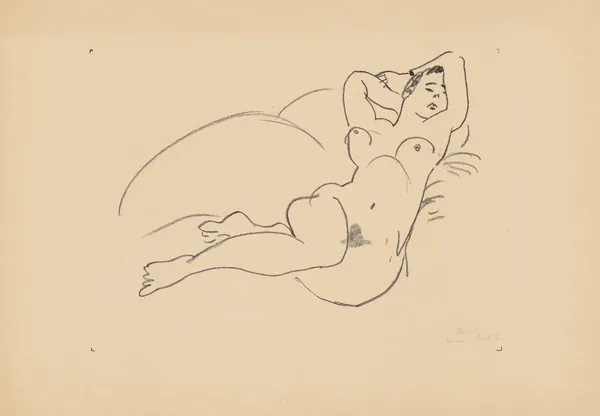 Figure endormie av Henri Matisse
