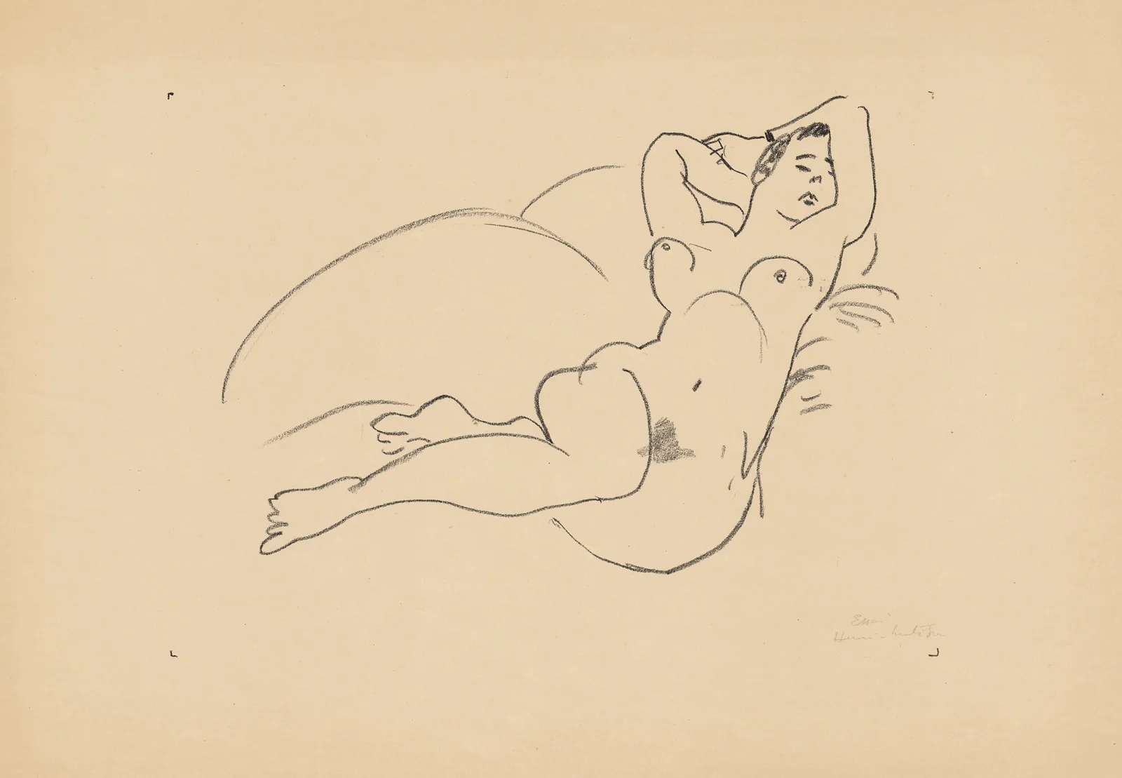 Figure endormie av Henri Matisse