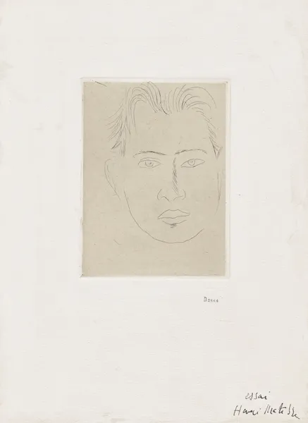 Grand masque Massia av Henri Matisse