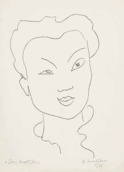 Jeune chinoise av Henri Matisse