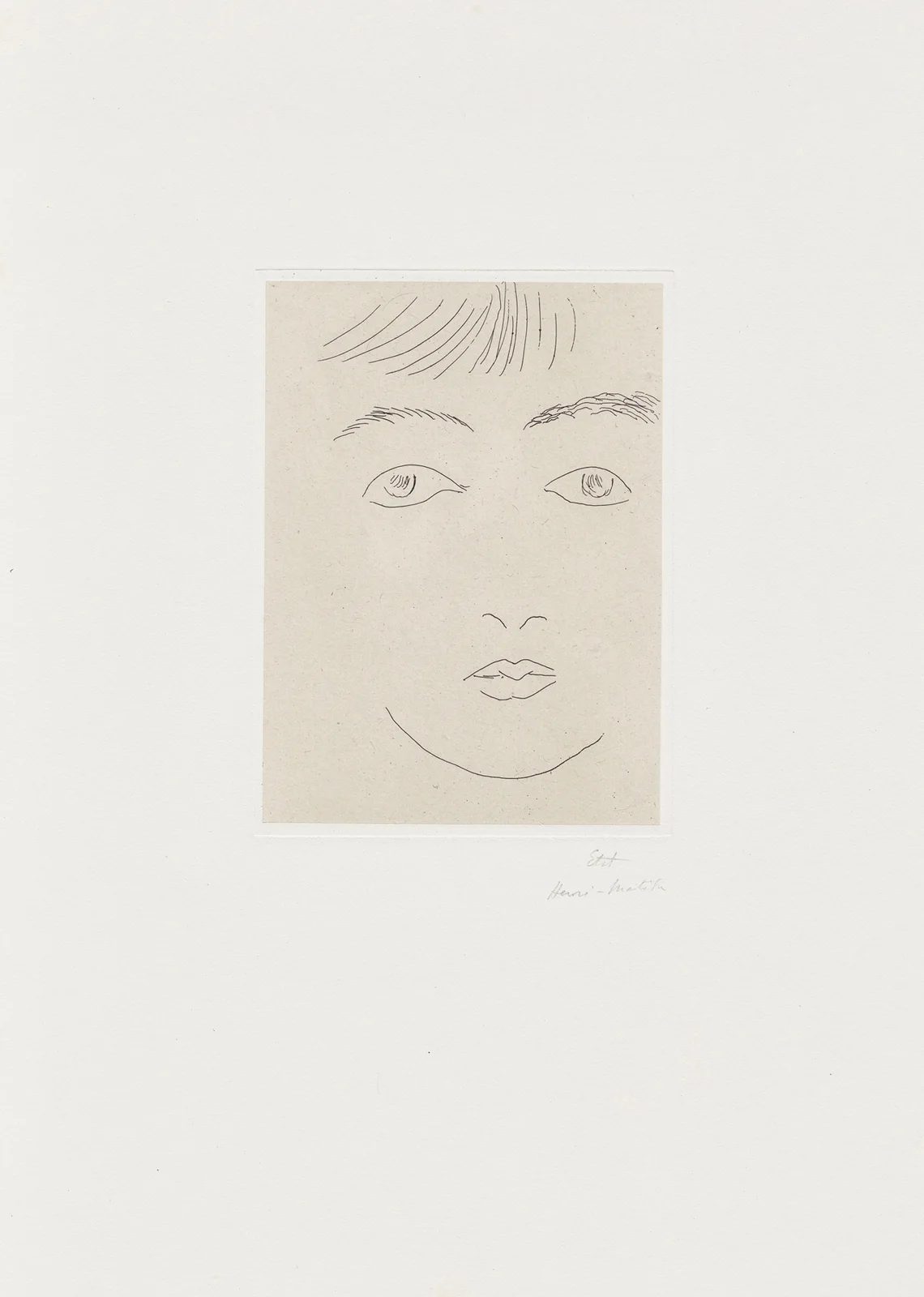 Josette Gris (Séraphique) av Henri Matisse