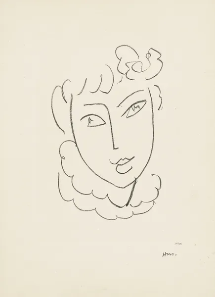 La Pompadour, 1951 – nr 10 av Henri Matisse