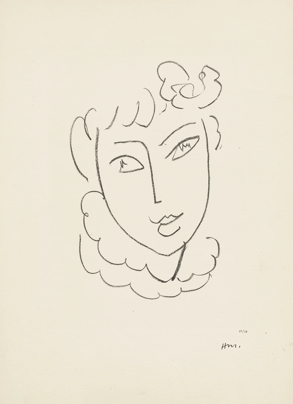 La Pompadour, 1951 – nr 10 av Henri Matisse