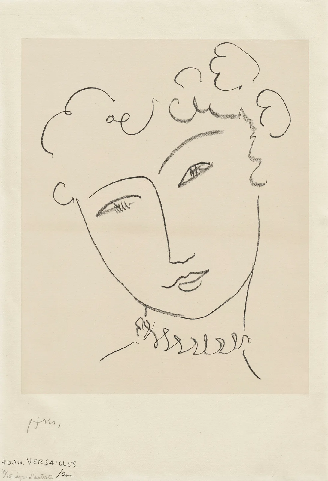 La Pompadour, 1951 – nr 2 av Henri Matisse
