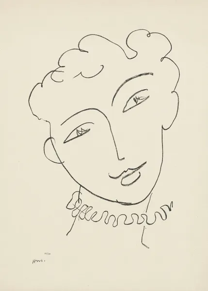 La Pompadour, 1951 – nr 3 av Henri Matisse
