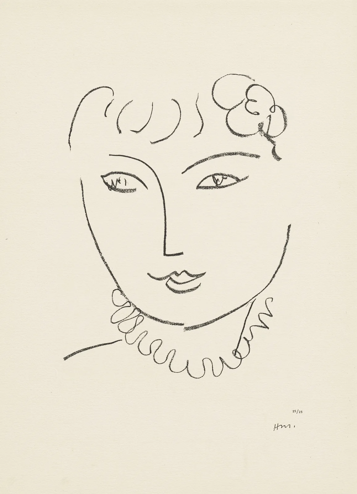 La Pompadour, 1951 – nr 4 av Henri Matisse