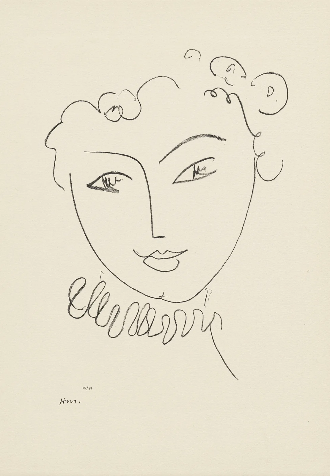 La Pompadour, 1951 – nr 5 av Henri Matisse