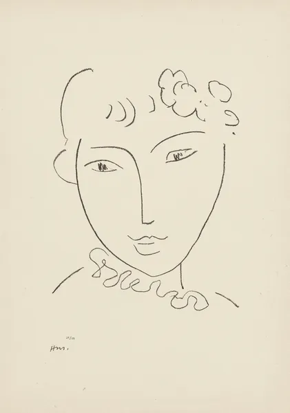 La Pompadour, 1951 – nr 6 av Henri Matisse