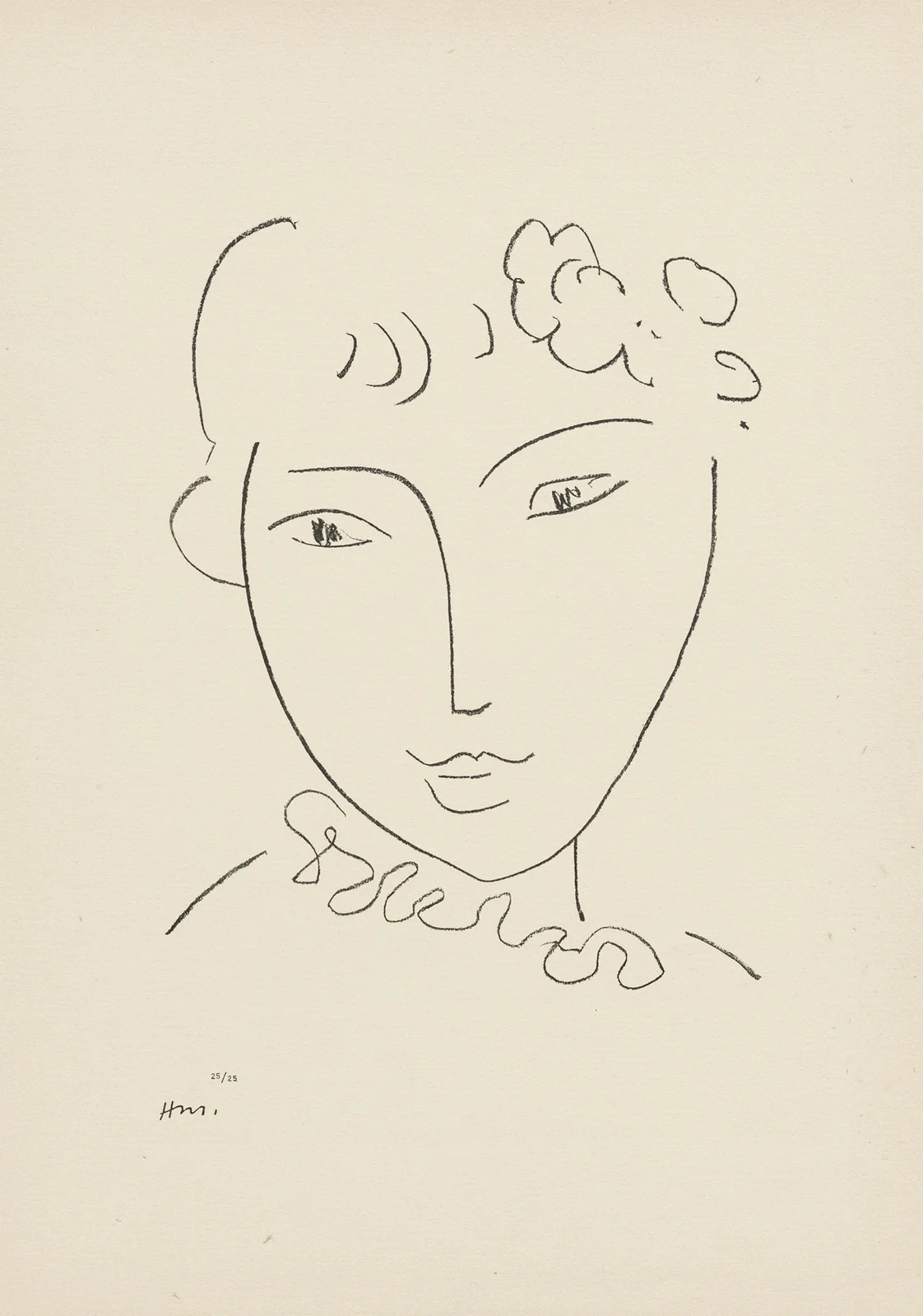 La Pompadour, 1951 – nr 6 av Henri Matisse