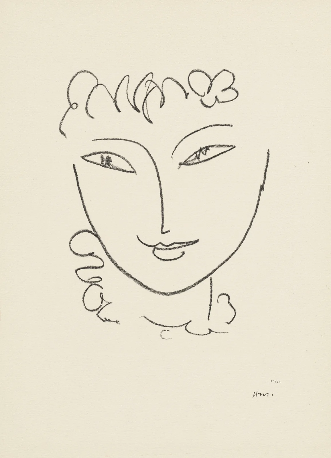 La Pompadour, 1951 – nr 7 av Henri Matisse