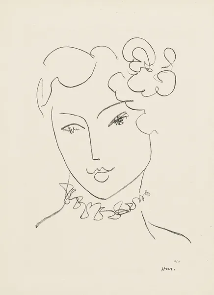 La Pompadour, 1951 – nr 8 av Henri Matisse
