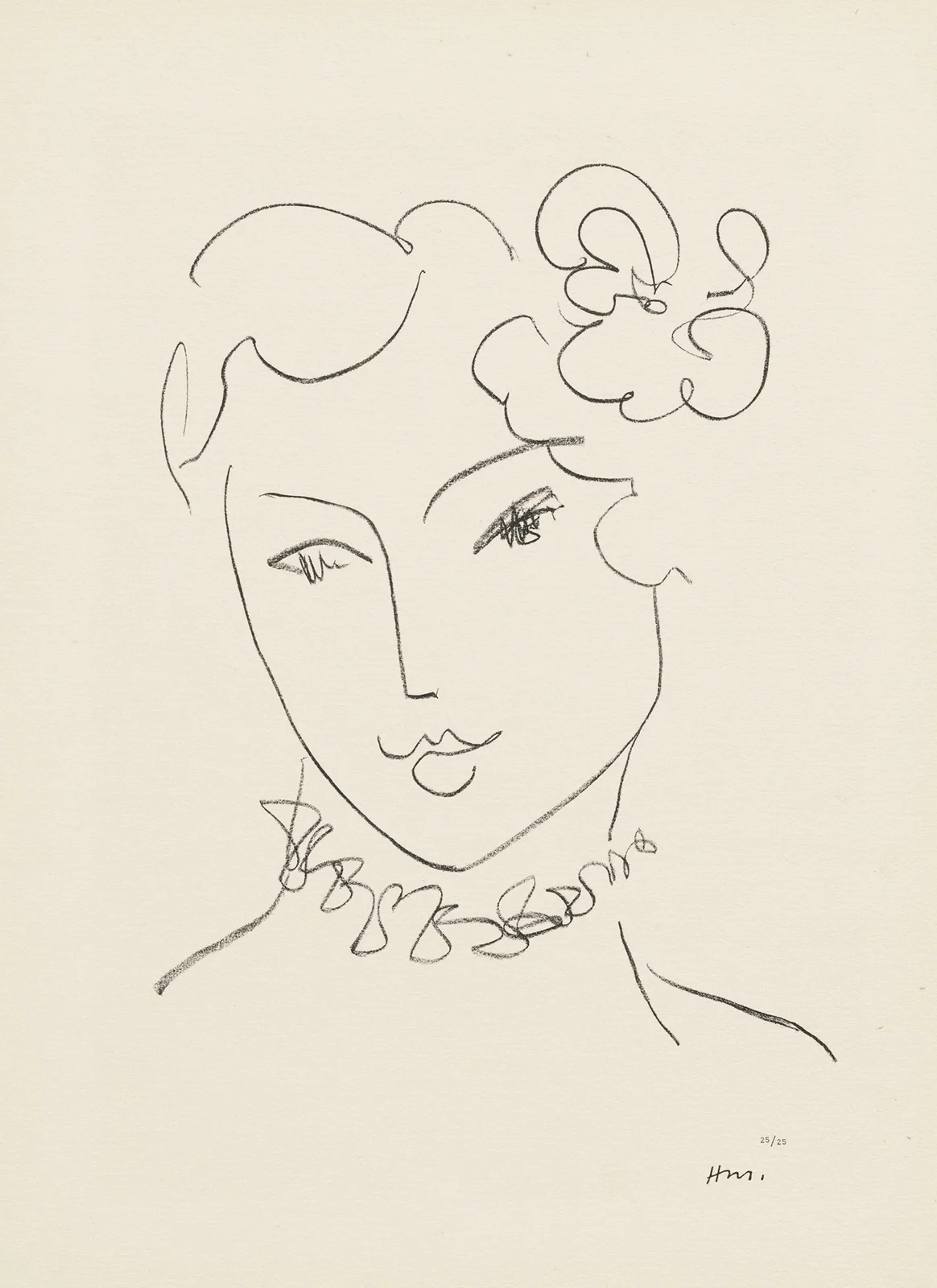 La Pompadour, 1951 – nr 8 av Henri Matisse