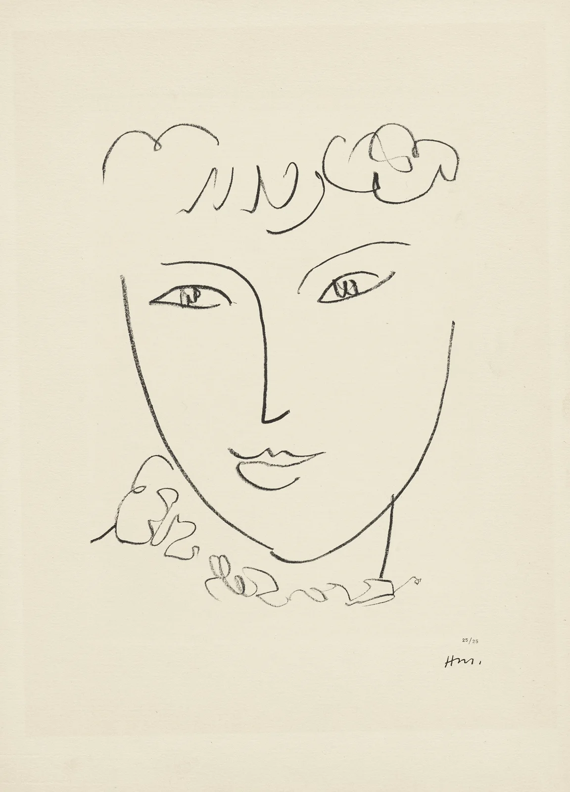 La Pompadour, 1951 – nr 9 av Henri Matisse