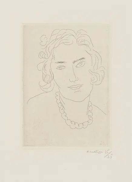 Le grand collier av Henri Matisse