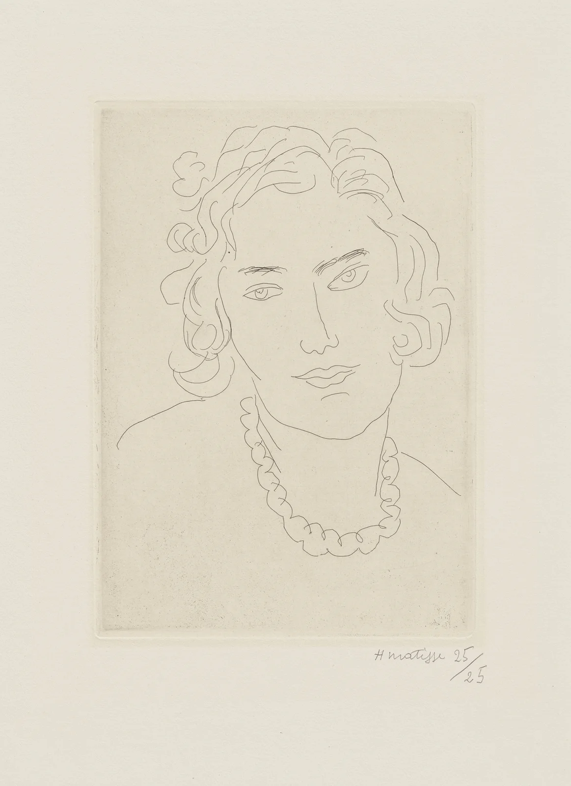 Le grand collier av Henri Matisse
