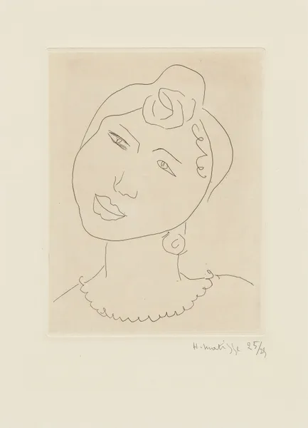 Martiniquaise, 1946 – nr 4 av Henri Matisse