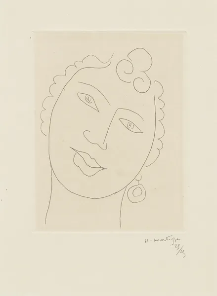 Martiniquaise, 1946 – nr 7 av Henri Matisse