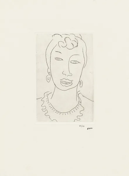 Martiniquaise, 1946 – nr 8 av Henri Matisse