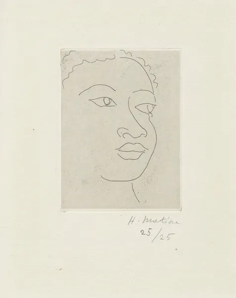 Martiniquaise, 1946 – nr 9 av Henri Matisse