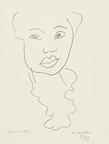 Martiniquaise au décolleté av Henri Matisse