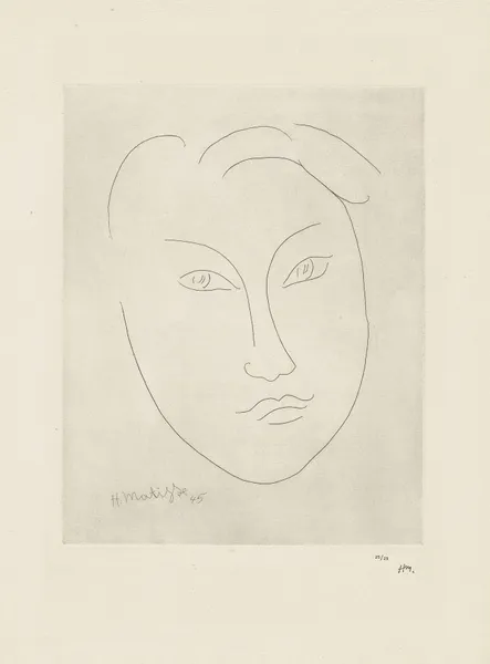 Masque de jeune garçon av Henri Matisse
