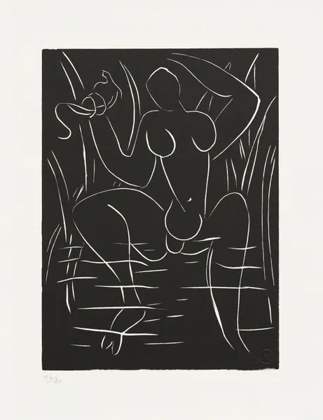 Nu à la rivière – Etude pour ‘Pasiphaé’ av Henri Matisse