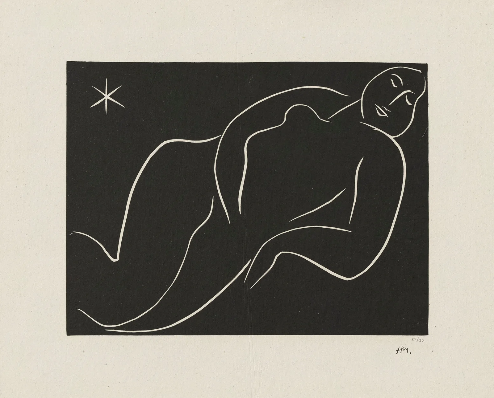 Nu à l’étoile av Henri Matisse