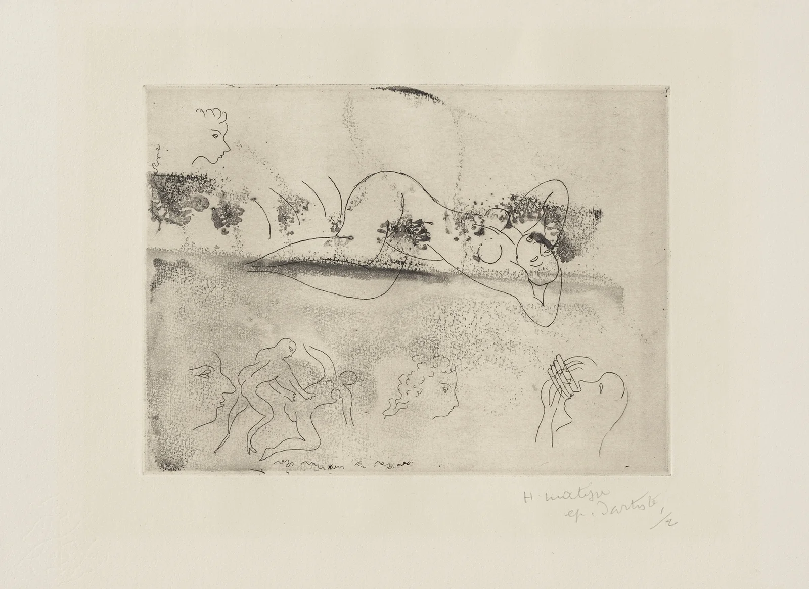 Nu allongé. Remarques av Henri Matisse