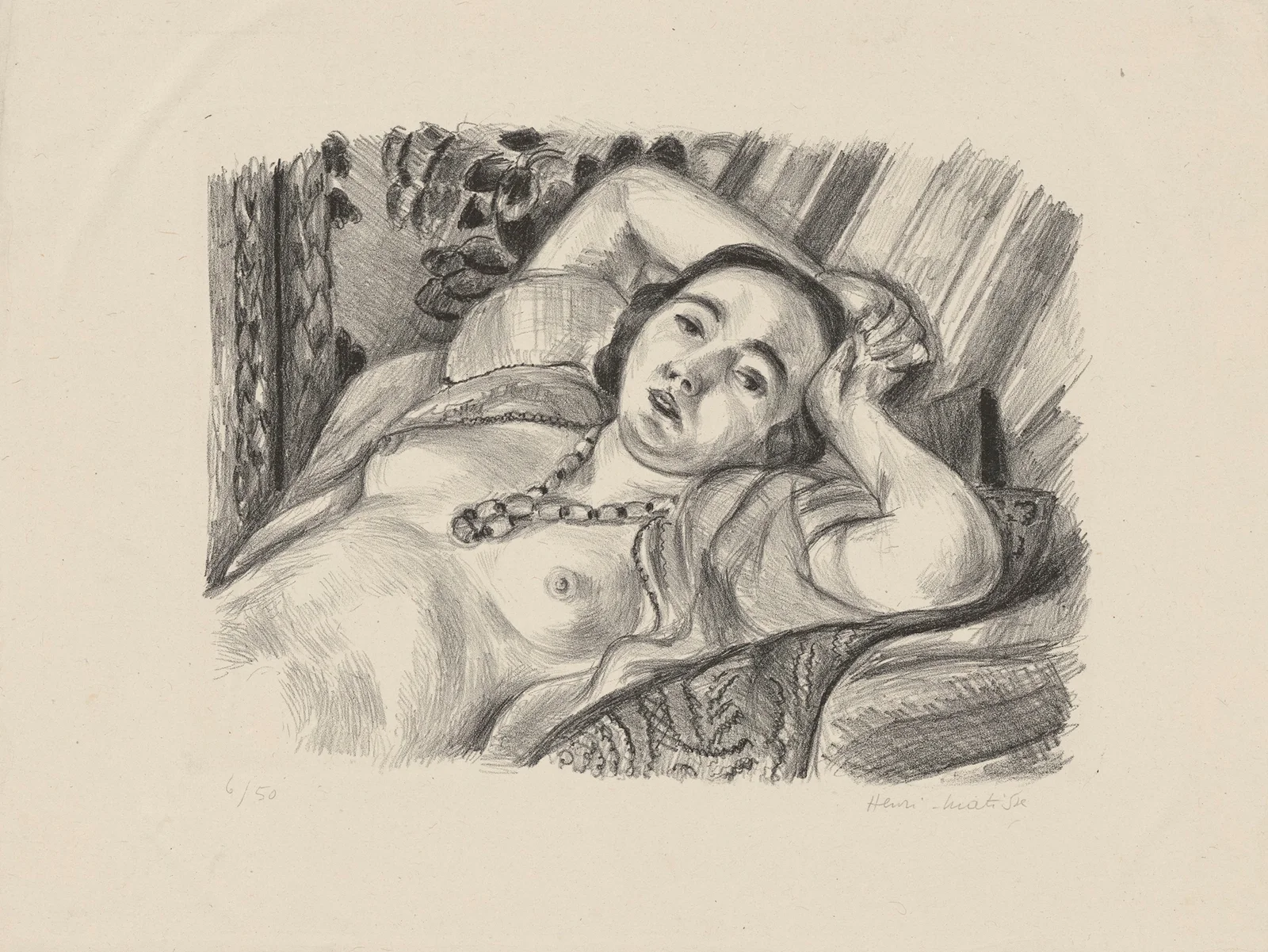 Odalisque au collier av Henri Matisse