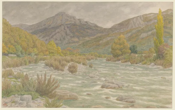 Buis-les Baronnies, l’Ouzève av Henri Rivière