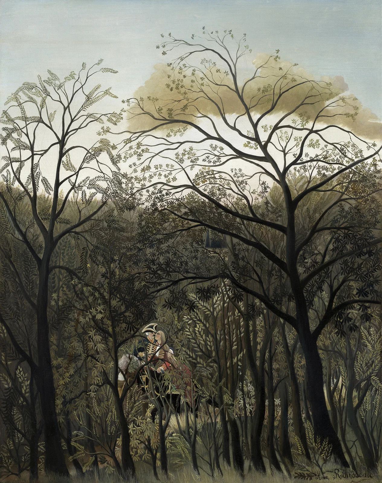 Rendezvous in the Forest av Henri Rousseau